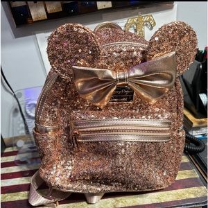 Disney Parks Loungefly  pink sparkle